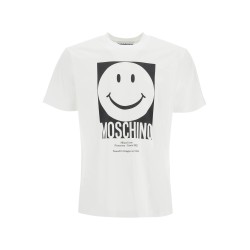 "smiley print t-shirt