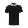 cody polo shirt with check collar