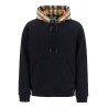 samuel sweatshirt with check hood