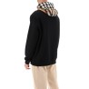 samuel sweatshirt with check hood