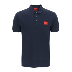 logo patch polo shirt