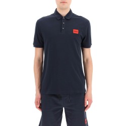 logo patch polo shirt