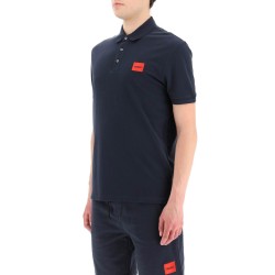 logo patch polo shirt