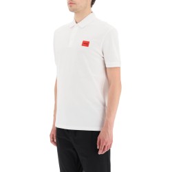 logo patch polo shirt