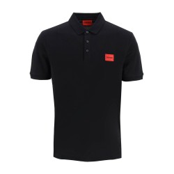 logo patch polo shirt