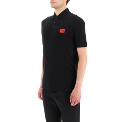 logo patch polo shirt