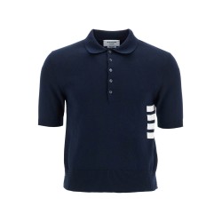 4-bar knit polo shirt