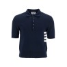 4-bar knit polo shirt