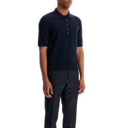 4-bar knit polo shirt