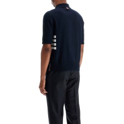 4-bar knit polo shirt