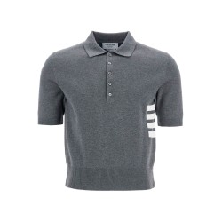 4-bar knit polo shirt