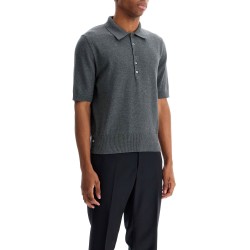 4-bar knit polo shirt