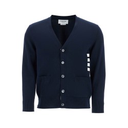 4-bar cotton cardigan for