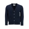 4-bar cotton cardigan for