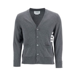 4-bar cotton cardigan for