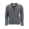 4-bar cotton cardigan for