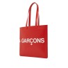 leather tote bag with logo