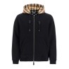 samuel sweatshirt with check hood