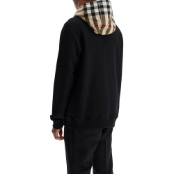 samuel sweatshirt with check hood