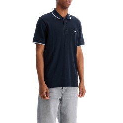 parlay polo shirt with contrast trims