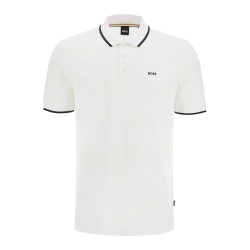 parlay polo shirt with contrast trims