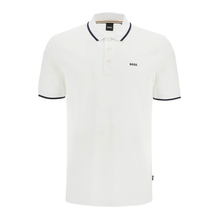 parlay polo shirt with contrast trims