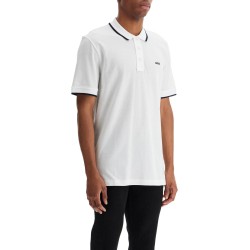 parlay polo shirt with contrast trims