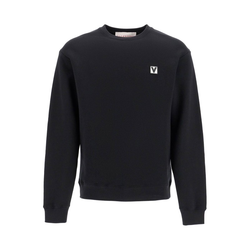 crewneck sweatshirt with logo