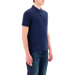 slim fit short sleeve polo shirt