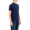 slim fit short sleeve polo shirt