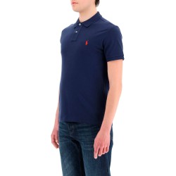 slim fit short sleeve polo shirt