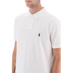 slim fit short sleeve polo shirt