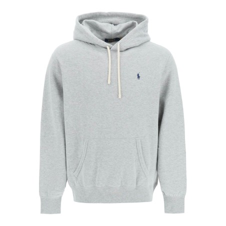 fleece-back cotton hoodie