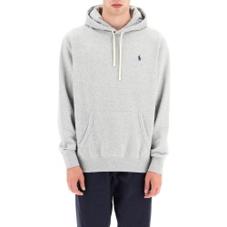 fleece-back cotton hoodie