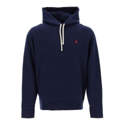 fleece-back cotton hoodie