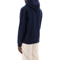 fleece-back cotton hoodie