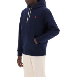 fleece-back cotton hoodie