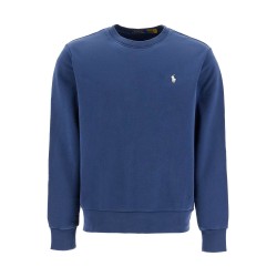 loopback cotton crewneck sweatshirt