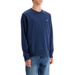 loopback cotton crewneck sweatshirt