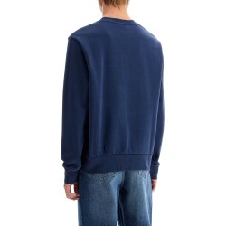 loopback cotton crewneck sweatshirt