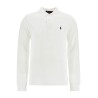 slim fit long sleeve polo shirt