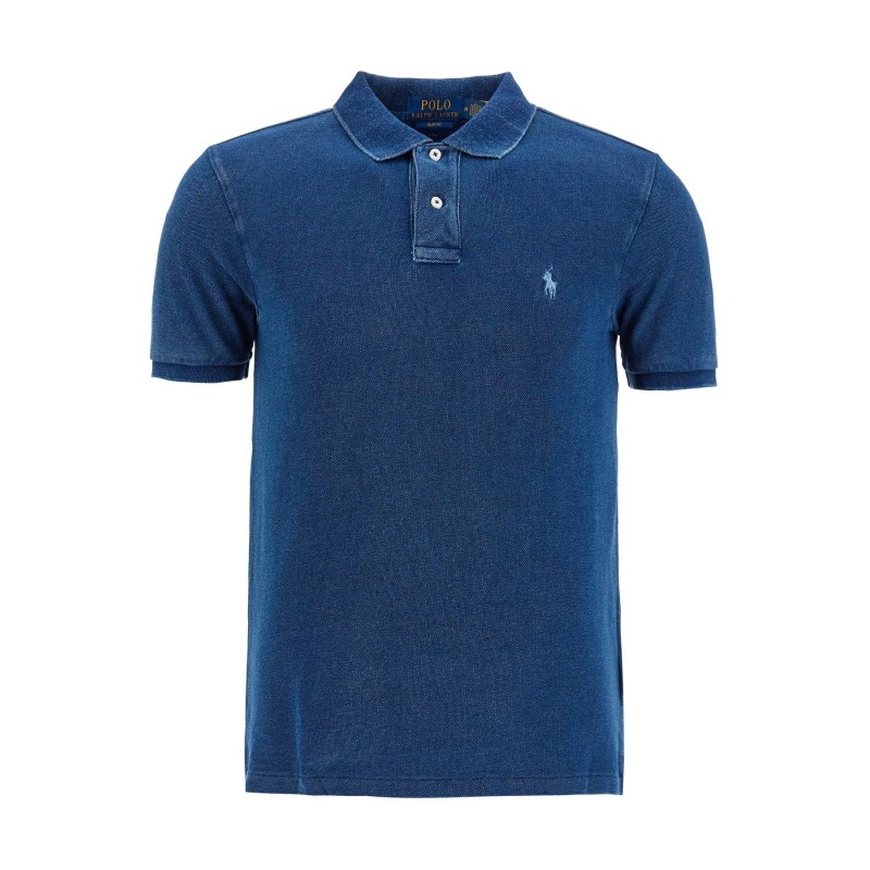 slim fit short sleeve polo shirt