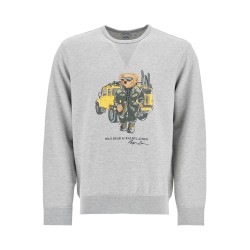 polo bear interlock crewneck sweatshirt