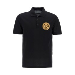 chain crest polo shirt