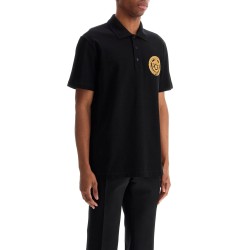 chain crest polo shirt