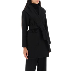 'rialto' hooded midi coat