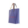 striped tribeca tote bag