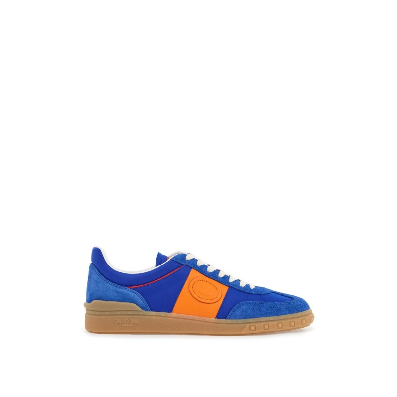 suede leather and nylon upvillage sneakers