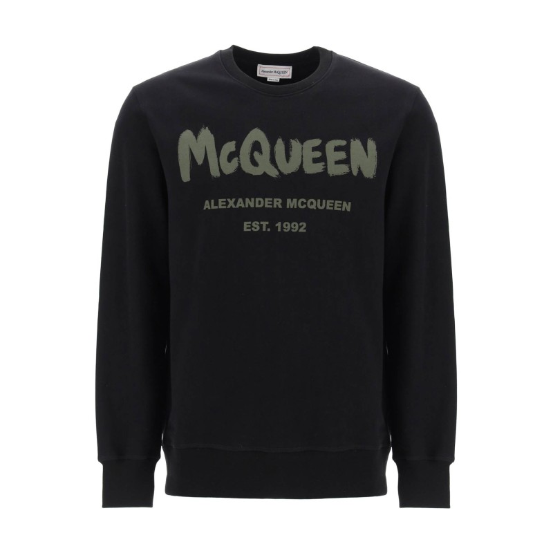 mcqueen graffiti sweatshirt