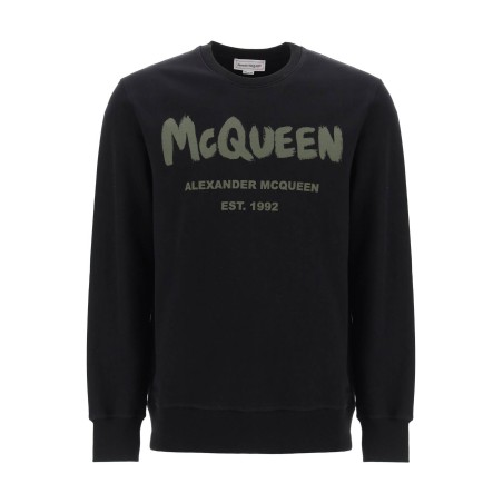 mcqueen graffiti sweatshirt